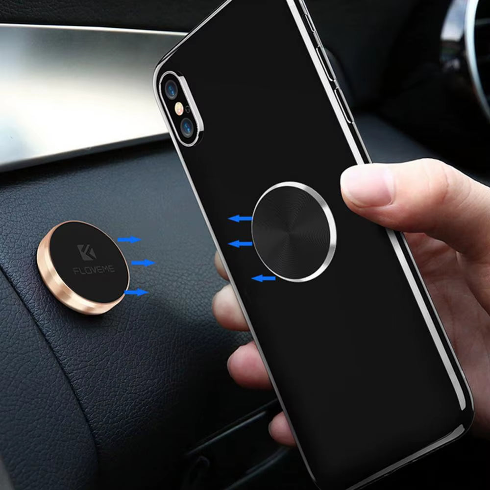 Manyetik Araç Tutucu Telefon Tutucu için 30 mm Yedek Yuvarlak Yapışkanlı Metal Plaka